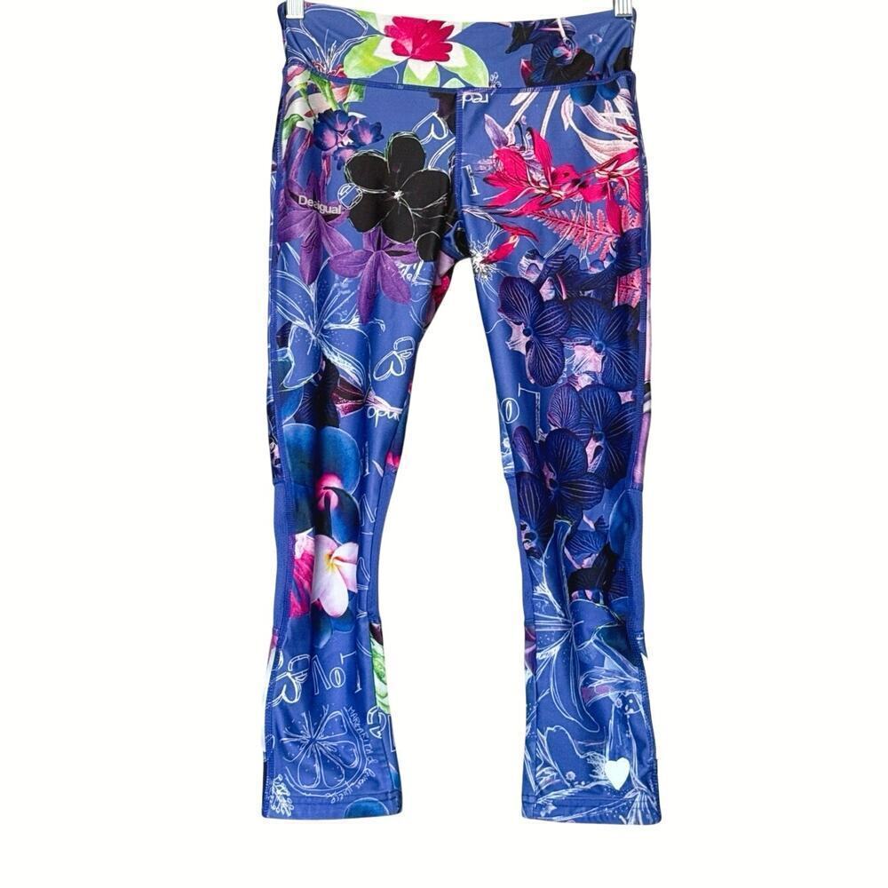Desigual Activewear Capri Leggings Women’s Size M